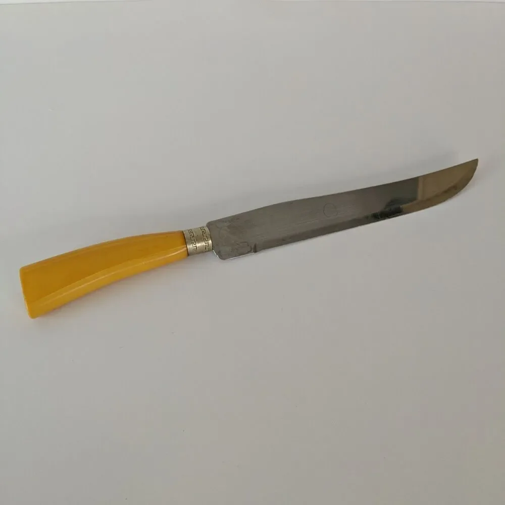 Westall Richardson Forever Sharp Sheffield England Knife Gold Bakelite Handle